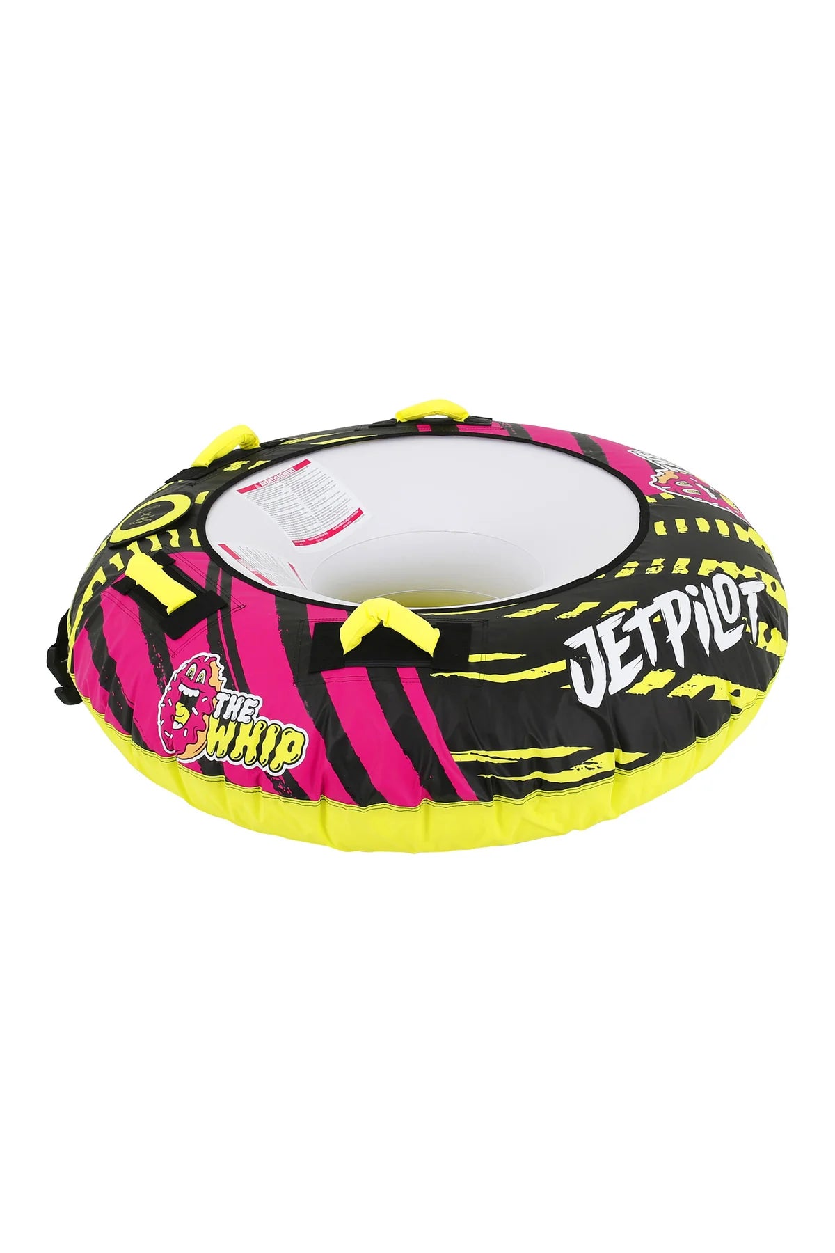 Jetpilot Whip 1 Person Towable Tube - Pink/Lime
