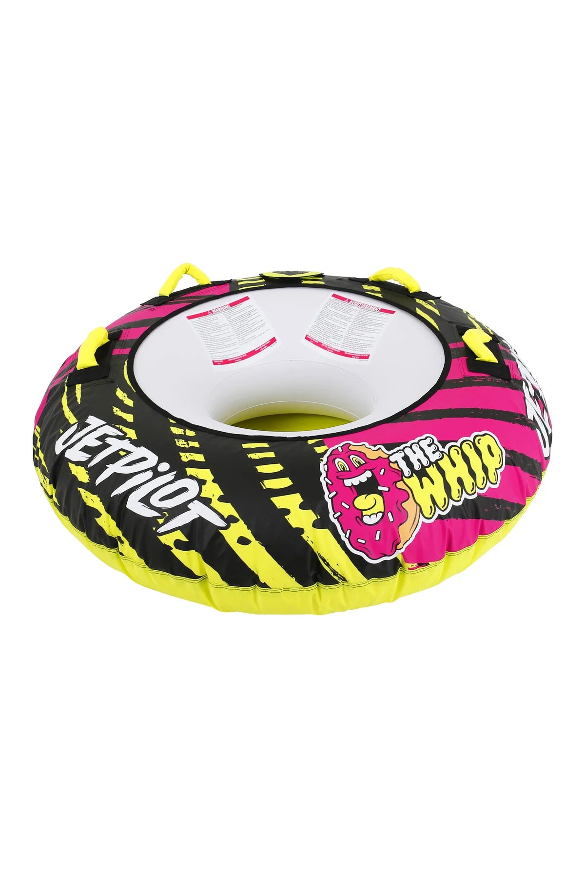 Jetpilot Whip 1 Person Towable Tube - Pink/Lime