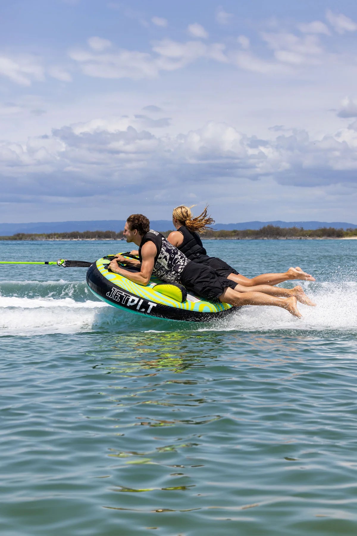 Jetpilot Skimmer 2 Person Towable Tube - Green/Teal