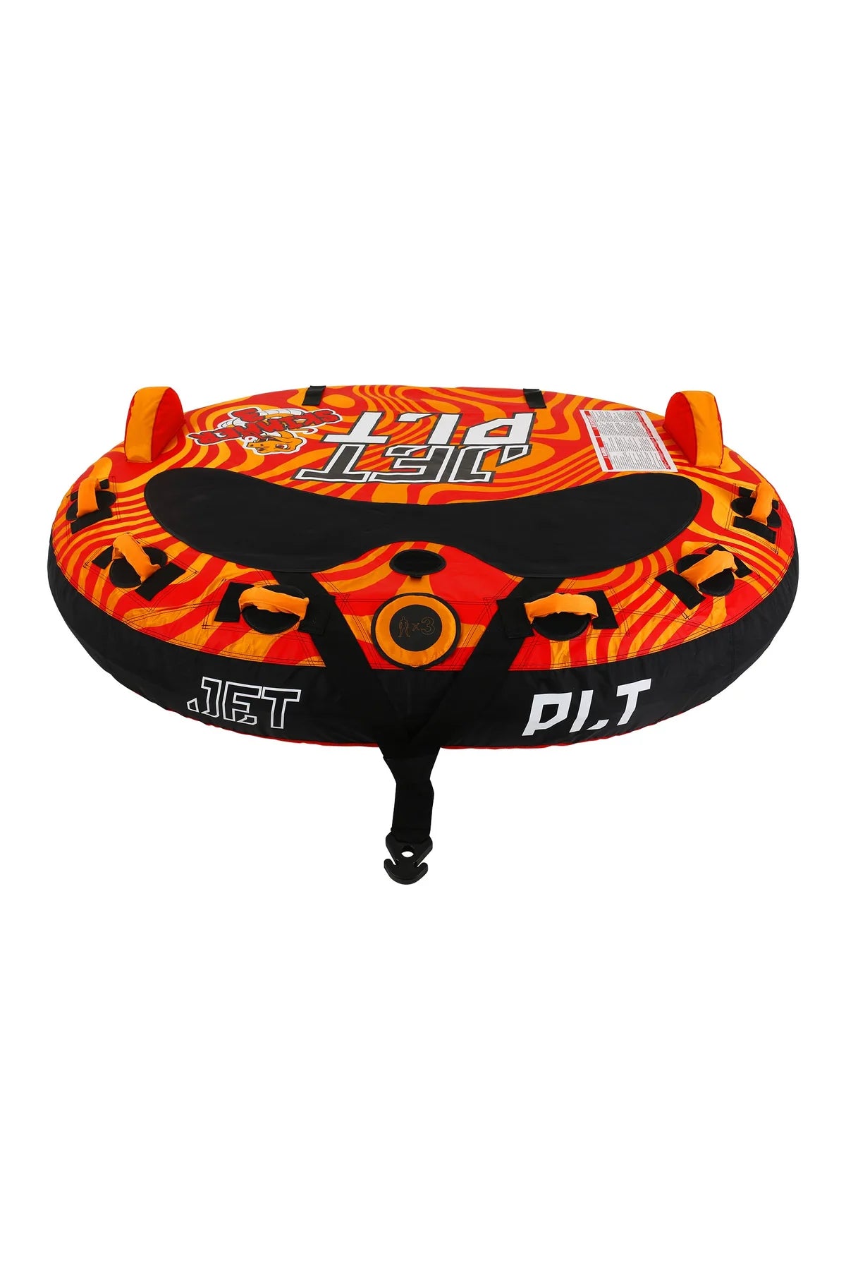 Jetpilot Skimmer 3 Person Towable Tube - Red/Orange