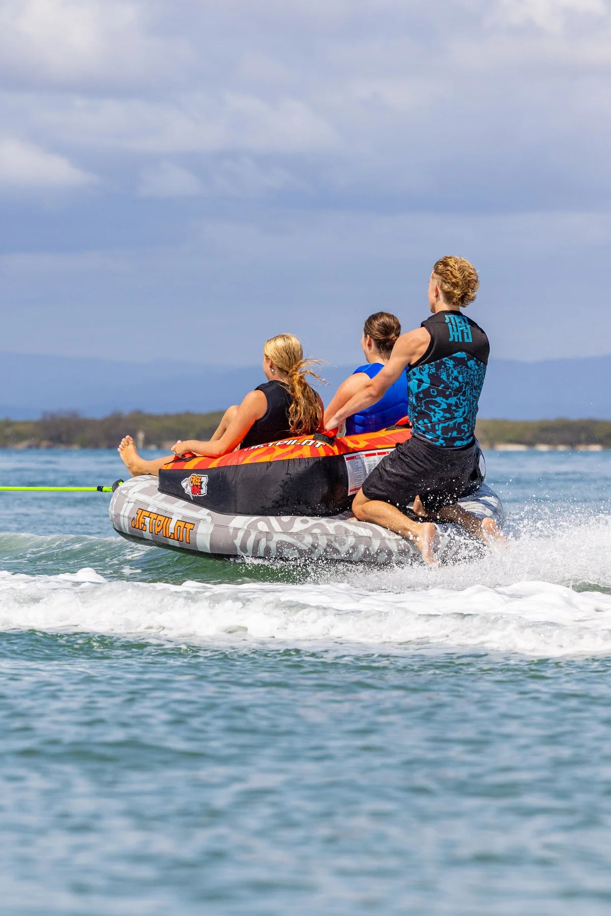 Jetpilot Freeride 3 Person Towable Tube - Grey/Orange