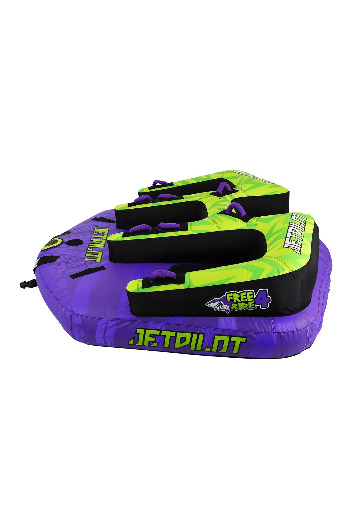 Jetpilot Freeride 4 Person Towable Tube - Purple/Green