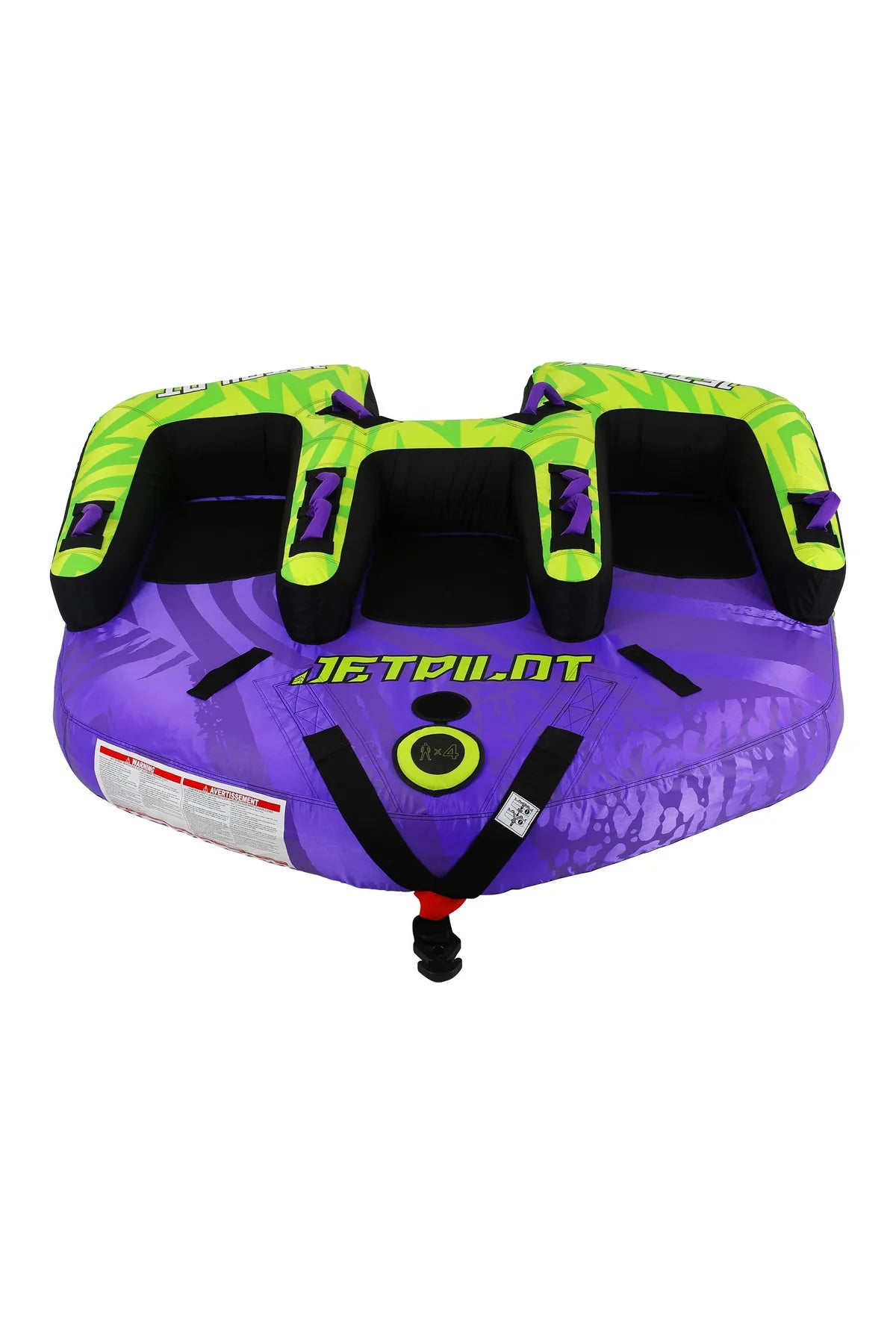 Jetpilot Freeride 4 Person Towable Tube - Purple/Green