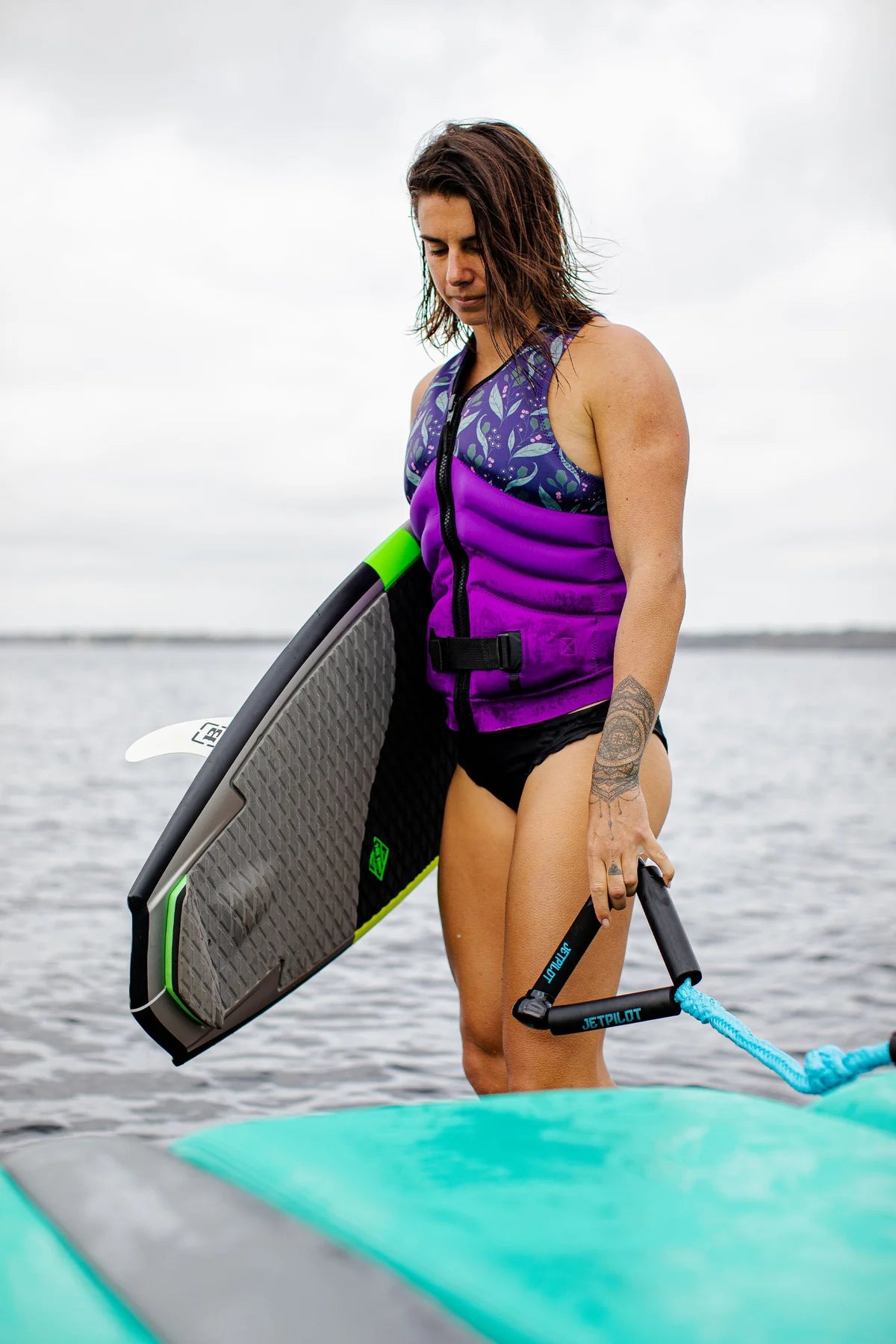 JETPILOT WAKE SURF TOW ROPE BLUE