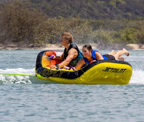 Jetpilot Wing 2 Person Towable Tube - Yellow/Red