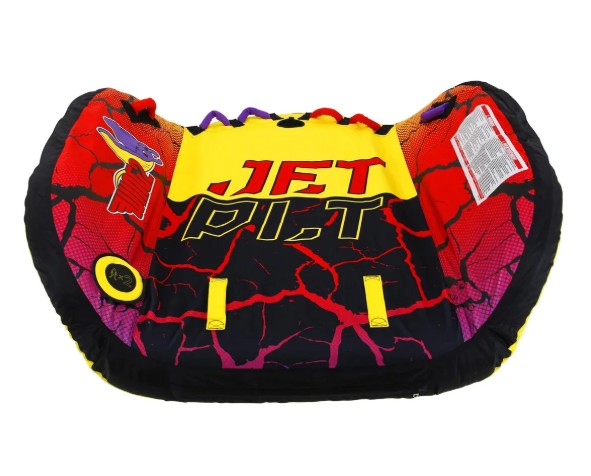 Jetpilot Wing 2 Person Towable Tube - Yellow/Red