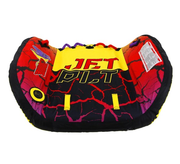 Jetpilot Wing 2 Person Towable Tube - Yellow/Red