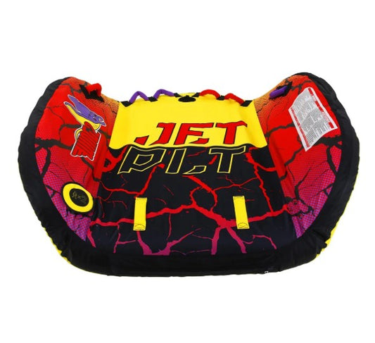 Jetpilot Wing 2 Person Towable Tube - Yellow/Red