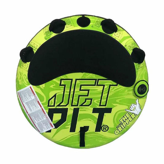 JETPILOT GRIPPER 2 ROUND TOWABLE GREEN/YELLOW