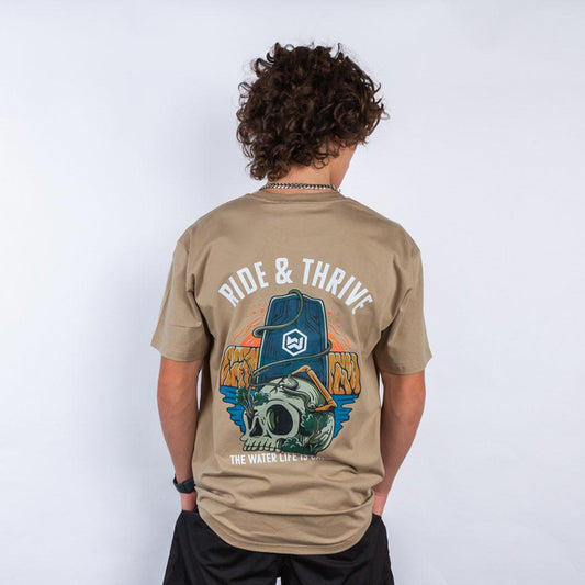 Wake Watersports Ride and Thrive Tee Mens