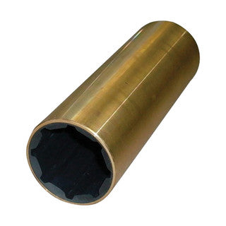 SKEG BUSHING BRASS 1" ID x 1 1/4" OD x 4"
