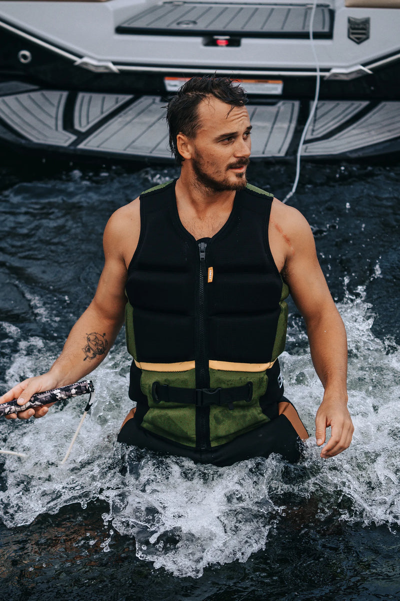 Jetpilot Pro C4 Life Jacket - Cory Tuenissen Signature Series - Black/Sage