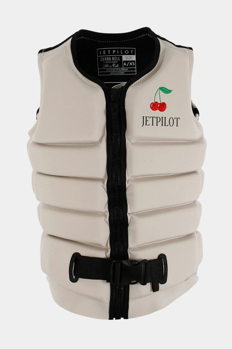 Jetpilot X1 Ladies Life Jacket - Zahra Kell Signature Series - Off White