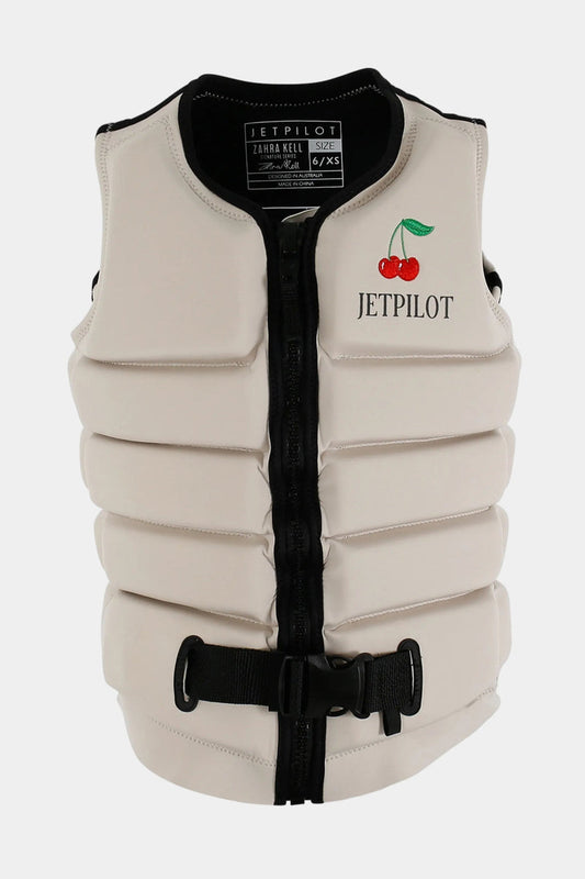 Jetpilot X1 Ladies Life Jacket - Zahra Kell Signature Series - Off White