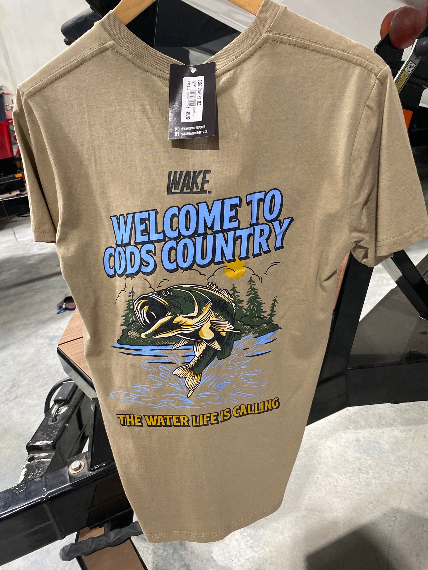 Wake Watersports Cods Country Tee Mens