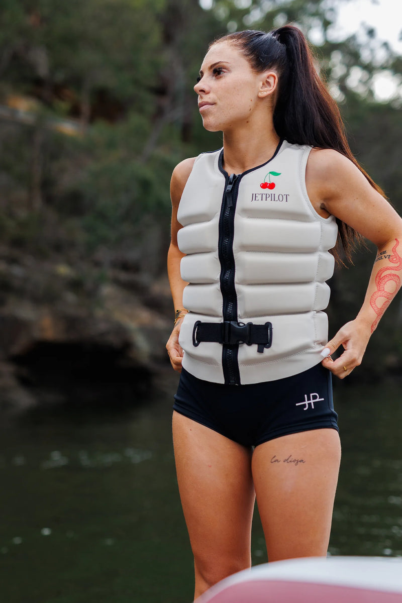 Jetpilot X1 Ladies Life Jacket - Zahra Kell Signature Series - Off White