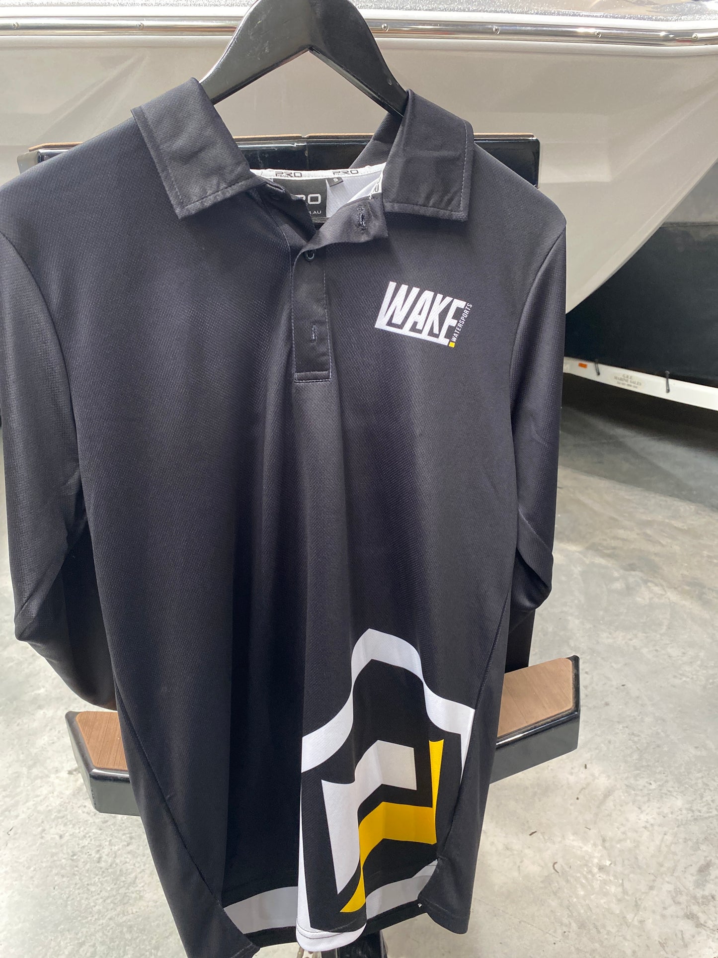 Wake Watersports Everyday Long Sleeve Polo Mens