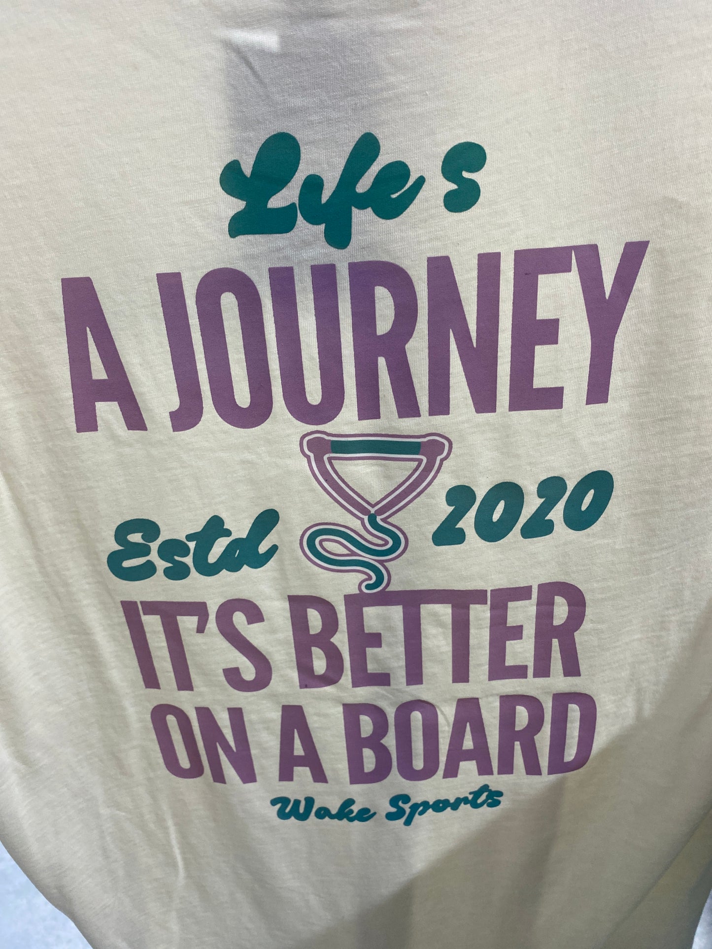 Wake Watersports Life's a Journey Tee Womens