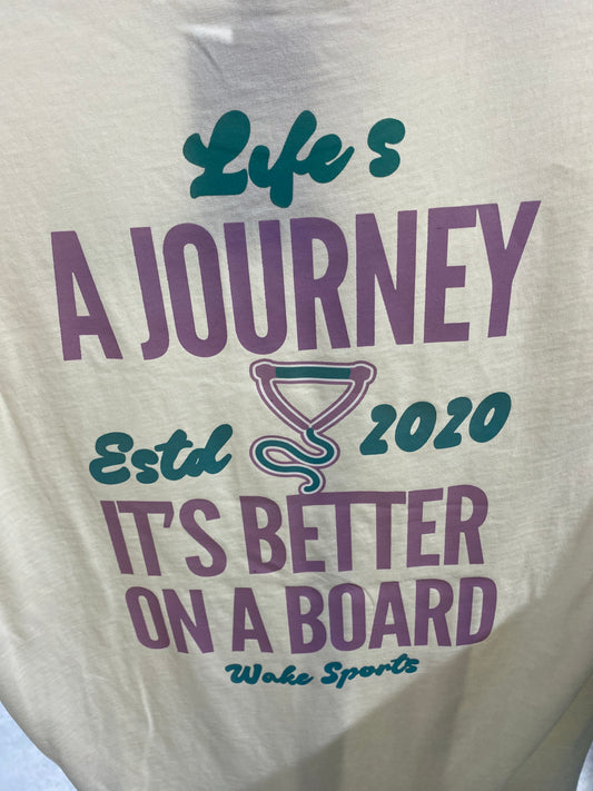 Wake Watersports Life's a Journey Tee Womens
