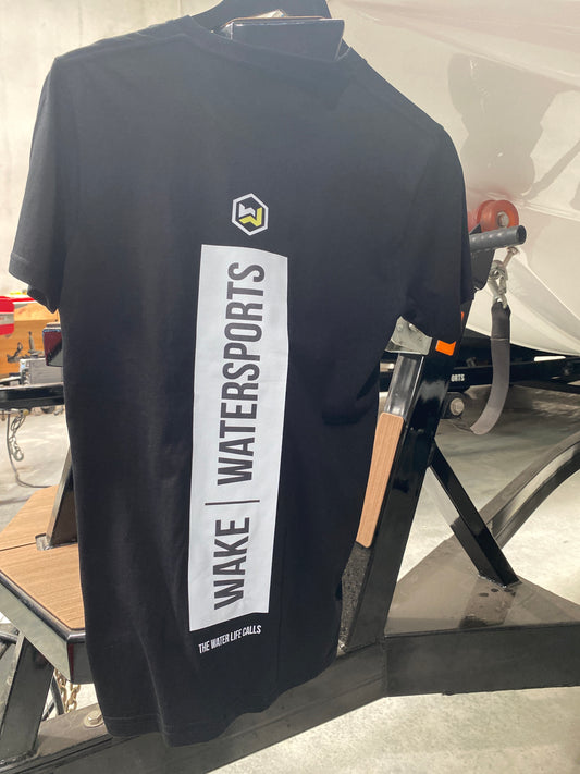 Wake Watersports Spine Logo Tee - Black