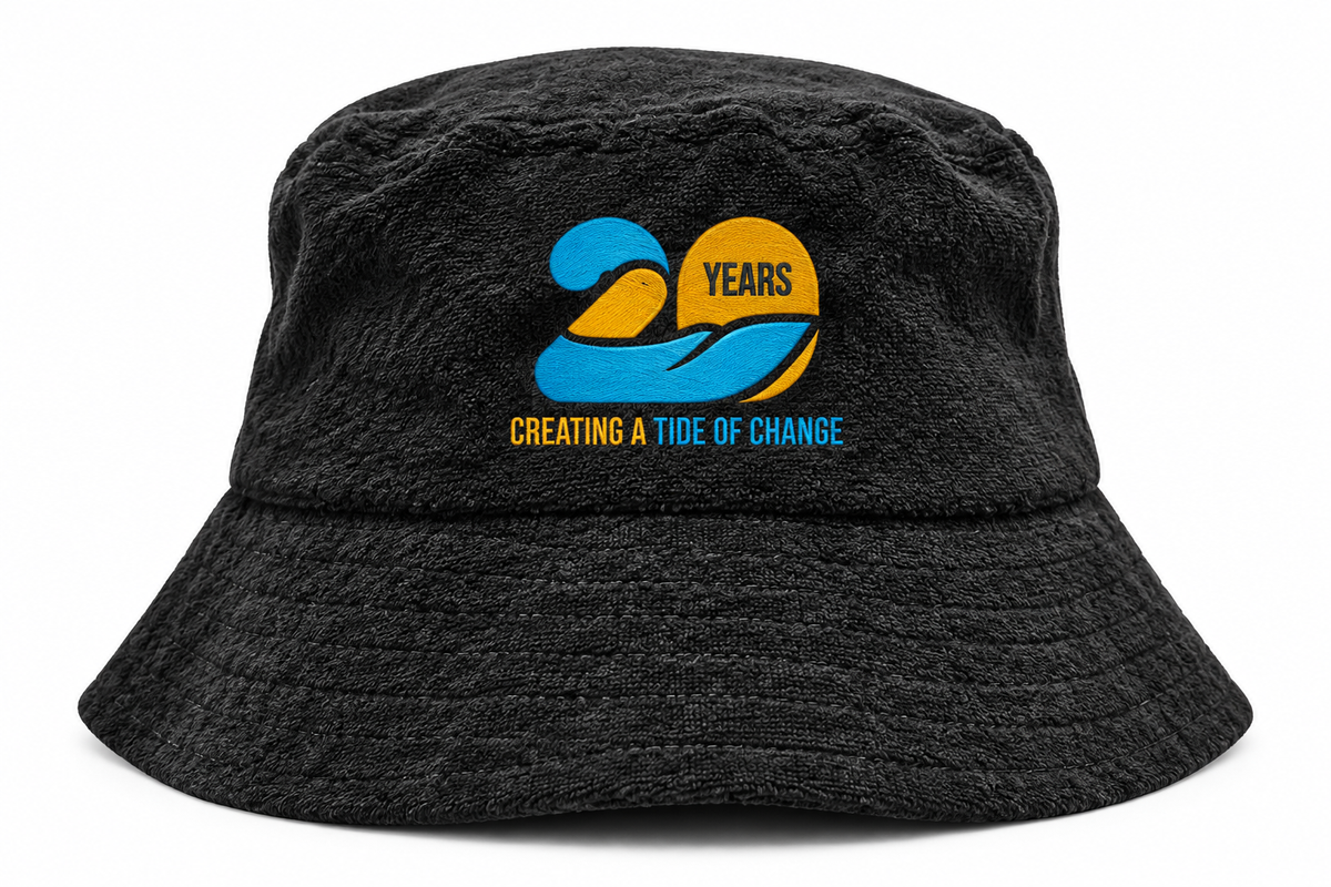 20 Year - Mighty River Run Terry Towelling Bucket Hat