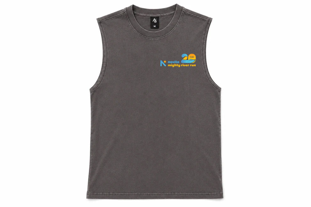 20 Years - Mighty River Run Heavy Faded Muscle Tank