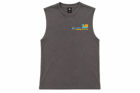 20 Years - Mighty River Run Heavy Faded Muscle Tank